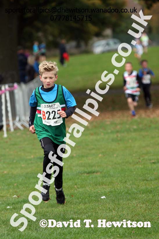 Boys under-11s Northern Cross Country Relays, Graves Park, Sheffield. Photo: David T. Hewitson/Sports for All Pics